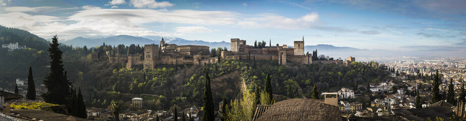 Fototapeta na wymiar Alhambra panorámica 2