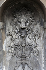 Part of lion fountain