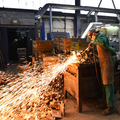 Arbeiter in der in Industrie // industrial workmen