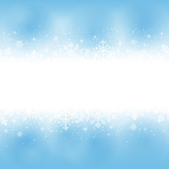 Snowflakes banner