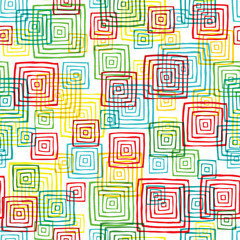 Squares seamless pattern
