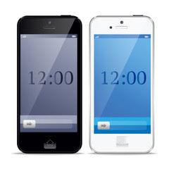 Highly detailed responsive smart phone mockup vector