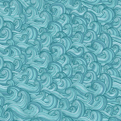 Savage Waves seamless pattern