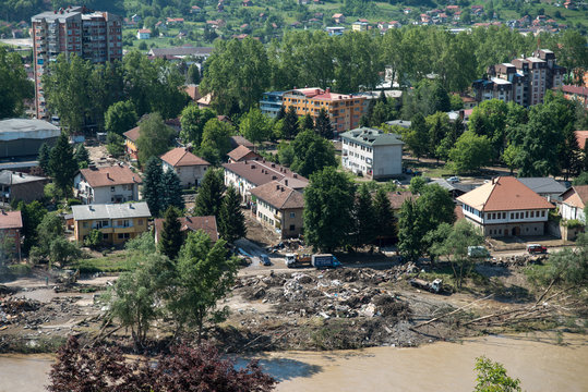 Flood In 2014 Maglaj - Bosnia And Herzegovina