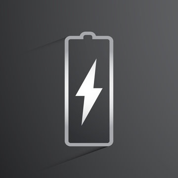 Vector battery icon background