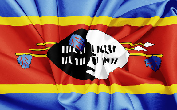 Fahne von Swasiland