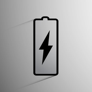 Vector battery icon background