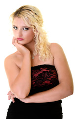 Naklejka premium une belle femme
