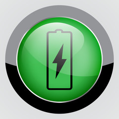 Vector battery icon background