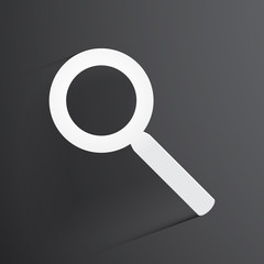 Vector search icon background.