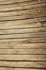 Obraz premium Old wooden background, close up
