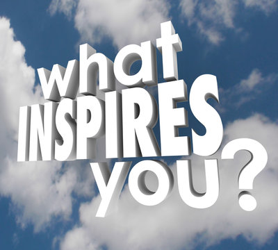 What Inspires You Question Spark Imagination Creativity