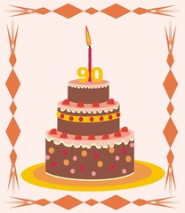 cake - 90 years