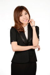 Obraz premium Asian woman. Smiling Asian Educational / Business woman.