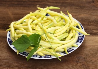 Yellow raw beans