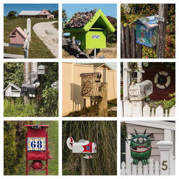 New Zealand letter boxes