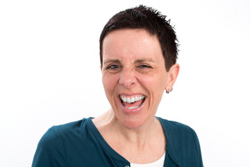Lachende Frau