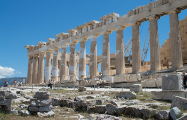 Obraz premium view of Parthenon Temple, Acropolis