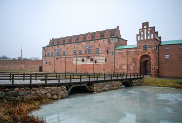 Fototapeta na wymiar Historical Scandinavian fortress in Malmo, Sweden, Europe