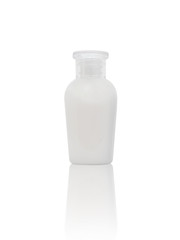 White bottle for cosmetic