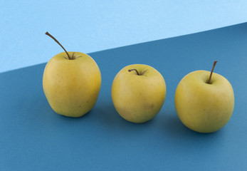 Yellow Apples Background