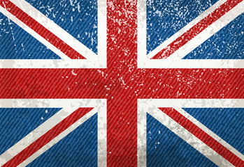Vintage UK flag
