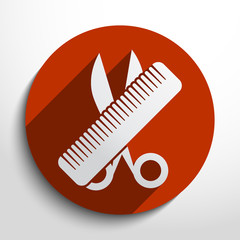 Vector hair salon tools