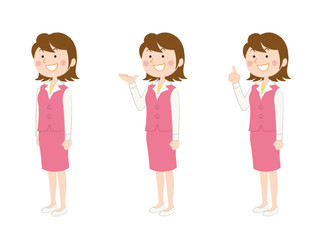 事務員イラスト