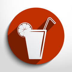Vector juice glass