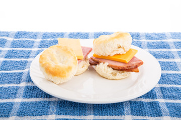 Ham and Cheese Biscuits