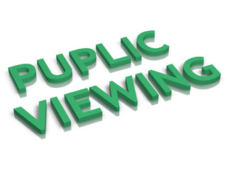 puplic viewing