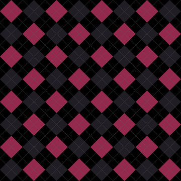 Black, Pink and Gray Argyle Pattern Repeat Background