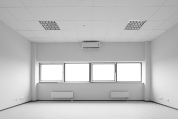 Unfinished building interior