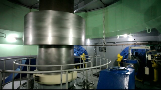 Turbine in Hydroelectric Power Plant
