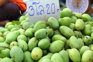 Fresh mango fruit in the market