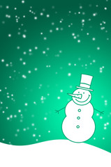 Schneemannvorlage
