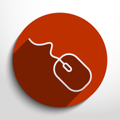 Vector pc mouse web icon