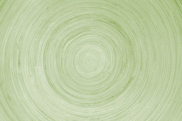 green wooden circles on full frame