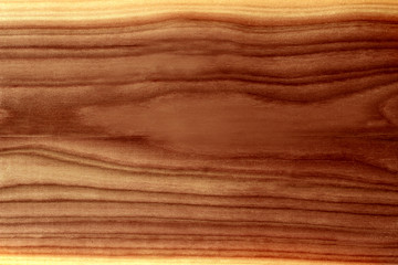 Timber with dark brown paint in center - modern
