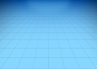 Blue net glossy floor