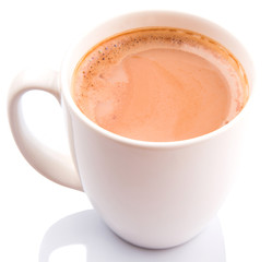 A mug of hot chocolate 