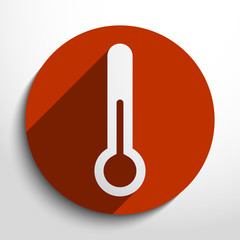 Vector thermometer web icon