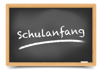 Schultafel Schulanfang