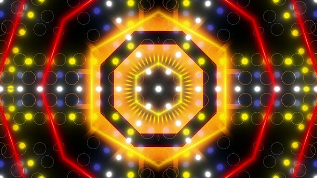 abstract loop motion background, kaleidoskope