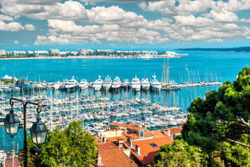 Cannes port, France