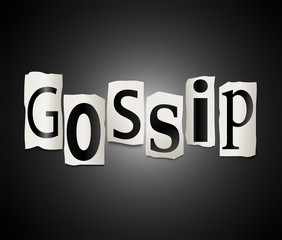 Gossip concept.