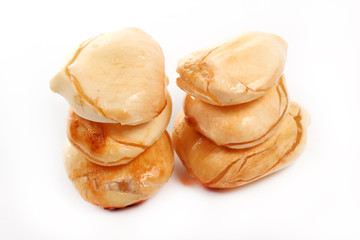 fresh toddy palm seeds after peeling
