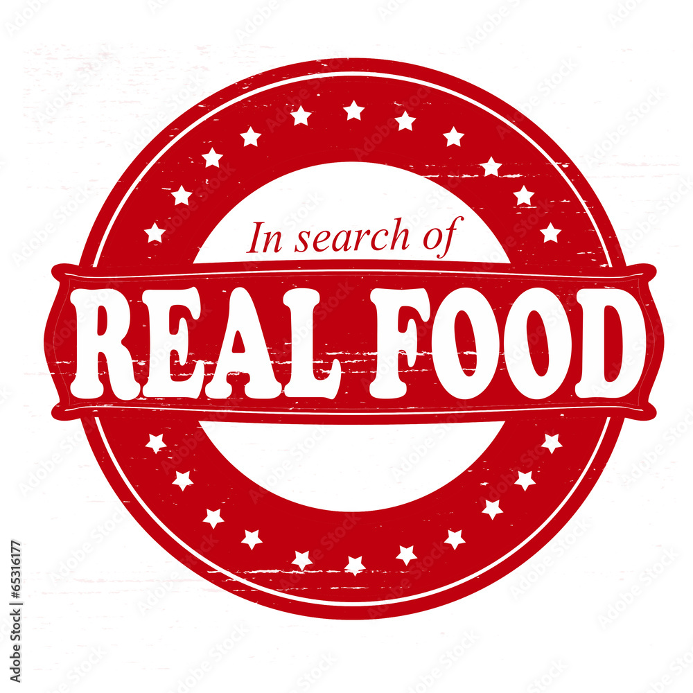 Poster real food