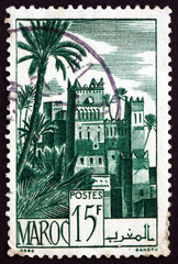 Postage stamp Morocco 1947 Ouarzazat District
