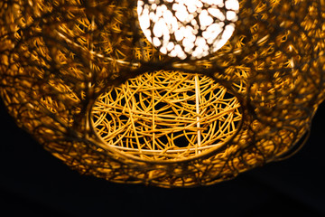 abstract weave lamp texture